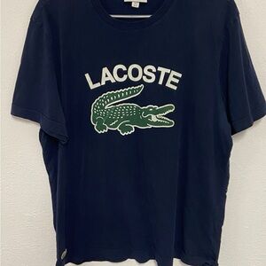 Lacoste Dark Blue Regular Fit Tee XL